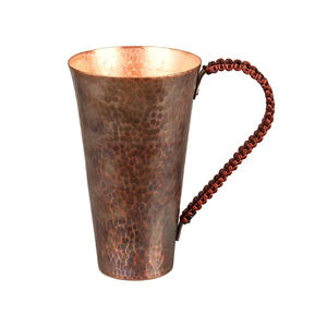 Taza de cobre puro de calidad superior Taza de cerveza de cobre con mango de cuerda Taza de vino puro más vendida - Product Image 1