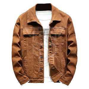 Nouvelle veste en jean pour homme, col montant, style streetwear hiver, service OEM, meilleure qualité - Product Image 1