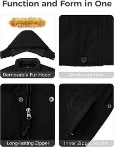 Chaqueta Acolchada de Lona 100% Algodón de Alta Calidad 2025 para Hombre, Personalizada, Estilo Urbano, Talla Grande, Cuello Alto, Decoración con Bolsillos - Product Image 5