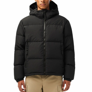 เสื้อแจ็คเก็ตพัฟเฟอร์ผู้ชายแบบหนา ผ้าฝ้าย ระบายอากาศดี รุ่นครอป ซิปหน้า ขายส่งราคาพิเศษ ปี 2026 รับผลิตแบบ OEM - Product Image 1