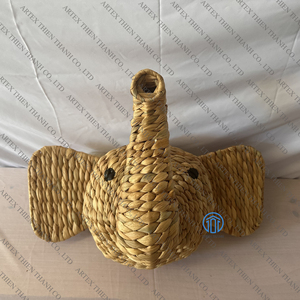 Best Selling Baby <b>Elephant</b> Wall Hanging <b>Decor</b> Natural Hyacinth Wall <b>Decor</b> Animal Shape Nice Looking Hyacinth Wall Hanging - Product Image 6