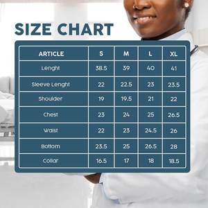 Blouse de laboratoire durable personnalisée en poly coton mélangé tissu respirant résistant aux taches pour les femmes personnel médical - Product Image 6