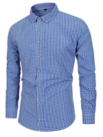 Kemeja Pria Bergaya 100% Katun Poplin Polos Kerah Kancing Formal Lengan Panjang Bernapas Ramah Lingkungan Anti Kusut Berkualitas Tinggi
