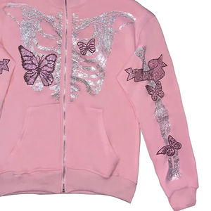 2025 personnalisé hommes surdimensionné pull à capuche Offre Spéciale fermeture éclair complète 100% coton couleur unie conception personnalisée Collection d'automne - Product Image 5