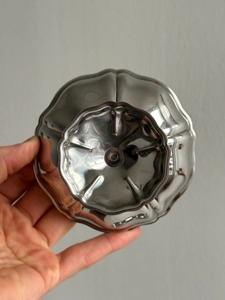 Juego de Tazones para Servir con Pedestal Plateado de Primera Calidad, Perfecto para Eventos de Buffet, Catering y Hoteles, para Servir Postres, Procedente de la India - Product Image 6