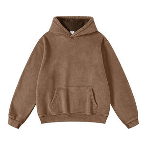 Sweat à capuche surdimensionné d'hiver personnalisé en coton biologique, imprimé personnalisé, broderie, strass, molleton en tissu éponge français, écologique - Product Image 2