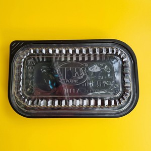 Muestras gratis Proveedor 1-2 Compartimentos Contenedor de plástico desechable para alimentos con tapa Color negro Take Away New Product Ideas 2025 - Product Image 5