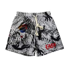 กางเกงขาสั้นออกกำลังกายของผู้ชายผ้าคอตตอน100% ตาข่ายผ้าโพลีเอสเตอร์สีทึบพิมพ์แบบระเหิดแห้งเร็วใหม่เป็นมิตรกับสิ่งแวดล้อม - Product Image 5