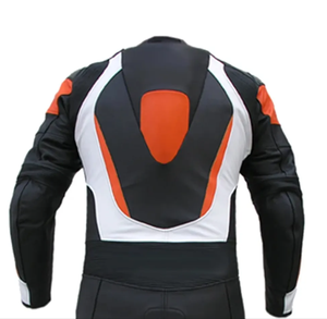 ชุดมอเตอร์ไซด์หนังพร้อมอุปกรณ์ป้องกันผ่านการรับรองจาก CE ชุดมอเตอร์ไซด์ออกแบบโลโก้ได้ตามต้องการ - Product Image 3