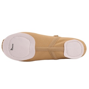 Zapatillas de Ballet Personalizadas de Lona Elástica, Transpirables, con Suela Dividida, para Mujeres, Niñas y Niños, para Entrenamiento y Actuaciones en Escenario - Product Image 4