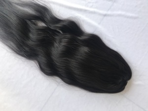 Cheveux Humains Remy de Temple Indien 100% Vierges de Haute Qualité, 5'' 8x6, Topper pour Femme, Trame Double Faite à la Machine, Lisses, Faciles à Teindre, Meilleurs - Product Image 2