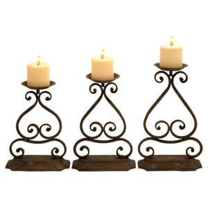 Support de bougie en fer forgé fait à la main, résistant aux intempéries, écologique, finition dorée avec revêtement en poudre, décoration d'intérieur, meilleure qualité - Product Image 5