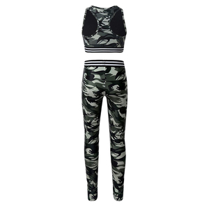 Pantalones de yoga sublimados sin costuras con control de barriga, conjuntos de mallas deportivas para entrenamiento con bolsillo para mujer de talla grande - Product Image 3