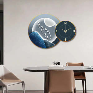 Horloge murale Aquatic Night Sky - Product Image 1
