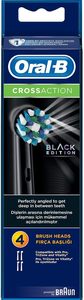 <span class=keywords><strong>Oral</strong></span>-<span class=keywords><strong>B</strong></span> Crossaction Black Tandenborstelkoppen Met 4 Vervangende Vullingen Voor Elektrische Oplaadbare Tandenborstel, Black Edition - Product Image 4
