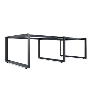 Industrial Office Furniture Table Base <b>Set</b> of 4 Triangular Iron Legs 240x120cm Trian II System HCTG020 - Product Image 2
