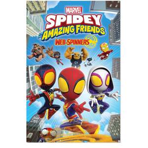 Marvel Spidey and His Amazing Friends Wall <b>Poster</b> Web Spinners Made of Paper for Birthday Decorations - Product Image 1
