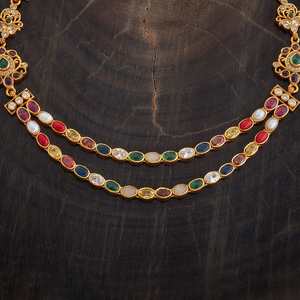 Chic Silver Layered Temple <b>Necklace</b>-Fashionable Accessory - Product Image 5