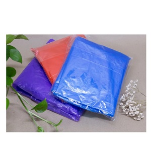 Hot <b>Sale</b> Waterproof <b>Bicycle</b> Rain Cape Poncho PE Plastic Length Hooded 130cm High Quality Raincoats Single-person Rainwear - Product Image 2