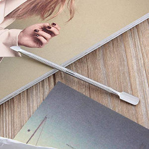 ที่ดันหนังกำพร้าเล็บแบบมืออาชีพ สองด้าน ผลิตจากเหล็กกล้าไร้สนิมเยอรมัน สำหรับลอกสีทาเล็บ - Product Image 6