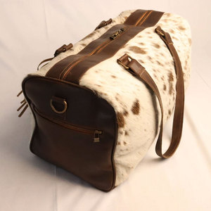 Bolsos de lona de piel de vaca de alta fabricación más vendidos diseño único bolsos de lona de piel de vaca de hombre genuinos totalmente personalizados - Product Image 4