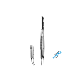 Pince à iris Stevens en acier inoxydable de haute qualité, fabricant et exportateur d'instruments chirurgicaux légèrement incurvés de 10.5cm - Product Image 3