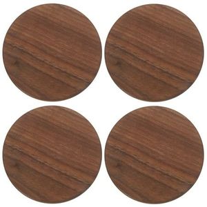 Posavasos de madera redondos de alta calidad y taza de café de espesor personalizado para hoteles restaurantes hogar fiesta uso decoración hecha a mano - Product Image 4