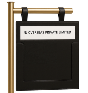 Divris Airport Guest Welcome Board Hanging model Black Leather Name <b>Sign</b> For Hotel Arrival Greeting - Product Image 1
