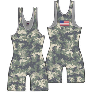 Singlet de Lucha Personalizado por Sublimación, de Secado Rápido, Transpirable, para Hombres, Niños y Jóvenes, Equipo Profesional, Tejido de Poliéster Elástico y Duradero - Product Image 6