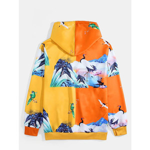 Sudaderas con capucha de sublimación básicas más vendidas para hombres Sudaderas con capucha de sublimación de diseño personalizado para hombres para adultos - Product Image 2