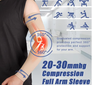 Mangas de Compresión para Ciclismo, Accesorio Deportivo para Gimnasio, Protección contra la Hinchazón, Artritis, Codo, Producto de Seguridad para Fitness - Product Image 4