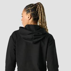 Top recortado suave con capucha para mujer, perfecto para relajarse en casa o hacer recados, transpirable y acogedor - Product Image 4