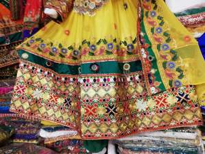 2023 Real Afghan Kuchi seda bordada señoras vestido XXL traje de gasa con logotipo personalizado Salwar Kameez - Product Image 4