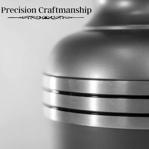 Urnas de cremación de metal para cenizas para adultos, hombres y mujeres, urnas decorativas para adultos, urnas funerarias, entierro - Product Image 3