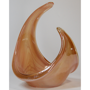 Centre de table italien en verre de haute qualité pour décorer la maison dans une couleur miel blush spéciale pour rendre n'importe quelle pièce unique - Product Image 2