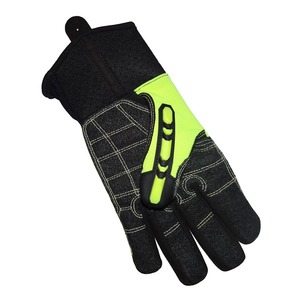 Guantes de Trabajo Industriales de Construcción, Resistentes a Cortes e Impactos, de Cuero para Campos Petroleros, Venta al Por Mayor, Pakistán - Product Image 2