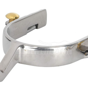 Vente chaude Style unisexe en acier inoxydable équitation éperons confort rouleau équestre sécurité en gros cheval produits - Product Image 4