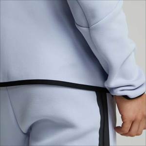 Ensemble de survêtement technique en molleton respirant coupe-vent unisexe de haute qualité pour l'hiver, avec fermeture éclair, 2 pièces, à capuche, pour le sport - Product Image 3