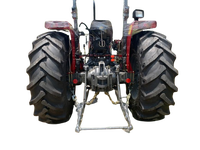 Tracteur agricole à roues MASSEY-FERGUSON MF 385 4WD, 85 CV, moteur à transmission par engrenages, boîte de vitesses, embrayage à double étage, direction hydrostatique, rouge