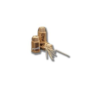 Porte-cure-dents en bois avec cure-dents 24 pièces B2B - Product Image 1