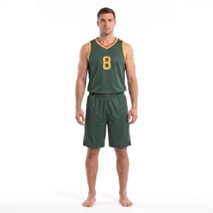 Ensemble d'uniformes de basketball personnalisés pour hommes, coupe professionnelle, jacquard, 180 GSM, maillots d'équipe sublimés, fabricant OEM - Product Image 1