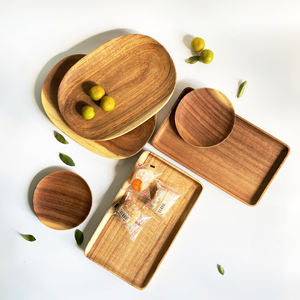 Service de vaisselle complet couverts écologiques ensembles de service alimentaire meilleur prix vaisselle assiettes en bois pour la maison hôtel restaurant - Product Image 4