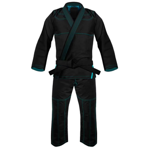 Kimono de Jiu-Jitsu Blanc en Tissu Perlé pour Adultes, 100% Coton Respirant avec Logo Avant - Tenue d'Arts Martiaux Karaté - Product Image 1