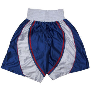 Shorts de Muay Thai unisexe en vente chaude, respirants, en polyester extensible de 120 g, vêtements de sport amples, fabriqués au Pakistan - Product Image 1