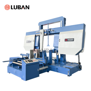 Scie à ruban métallique CNC entièrement <span class=keywords><strong>automatique</strong></span> à écran tactile LUBAN GZ42100 pour la découpe en lot de poutres en H - Product Image 1