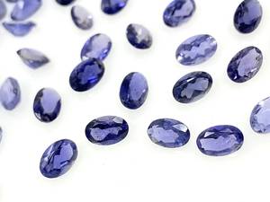 100% naturel Iolite 4x5mm forme ovale coupe facettes naturel bleu Iolite pierre précieuse en vrac pour votre incroyable bijoux personnalisés en vrac OEM - Product Image 4