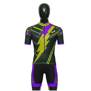 Unisex Digital Sublimation Cycling Jersey Quick Dry Half Sleeve Cycling Clothing With Special <b>Light</b> Material OEM Team <b>Name</b> - Product Image 1