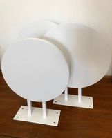 Enseigne avant de magasin de luxe Boutique Shop Round Light Box Saloon Sign