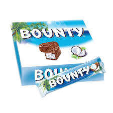 Barres chocolatées Bounty avec garniture crémeuse à la noix de coco dans du chocolat au lait, emballage en vrac OEM et distribution en gros disponibles - Product Image 6