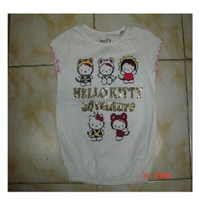 Camiseta de Punto de Algodón 100% con Lentejuelas, Manga Corta, Diseño Personalizado, para Niñas, Alta Costura, Venta al Por Mayor desde India para Exportación - Product Image 2